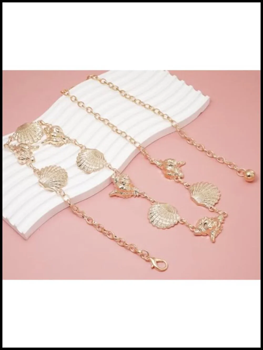 Metal Waist Chain Adjustable Chain Belts for Women